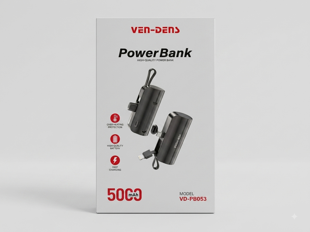 VEN-DENS 5000mAh Power Bank