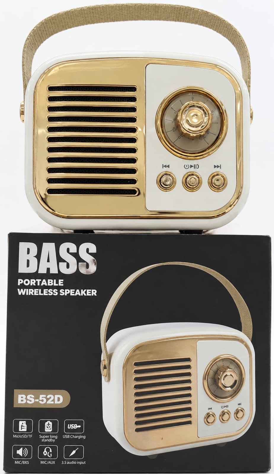 BASS BS-52D Portable Wireless Speaker