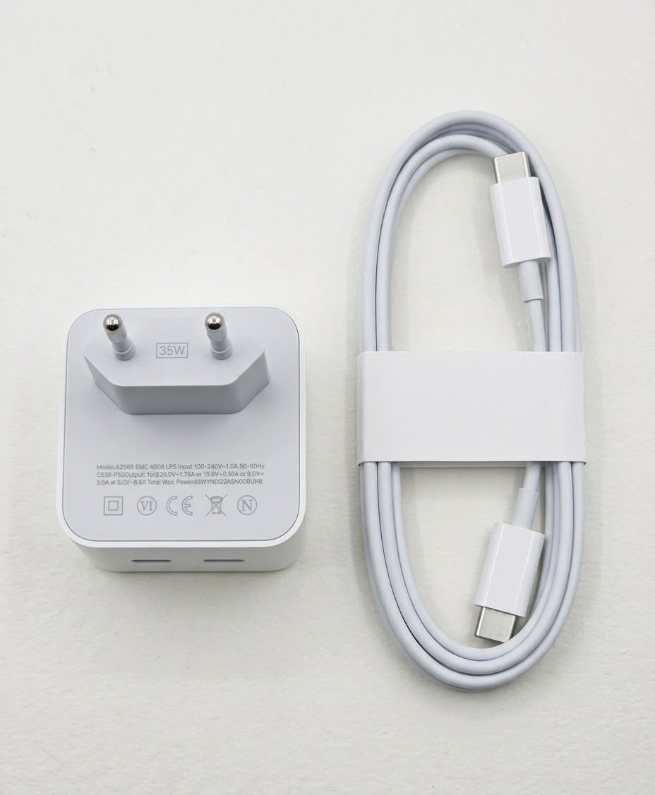 35W USB-C+C Power Adapter